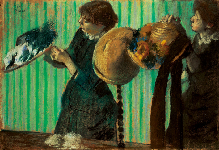  埃德加·德加 Edgar Degas—— 女帽店的女子